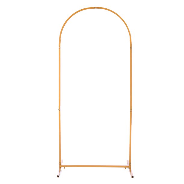 Suchown 6.56FT Wedding Arch Backdrop Garden Flower Garland Display Stand Frame Background Gold