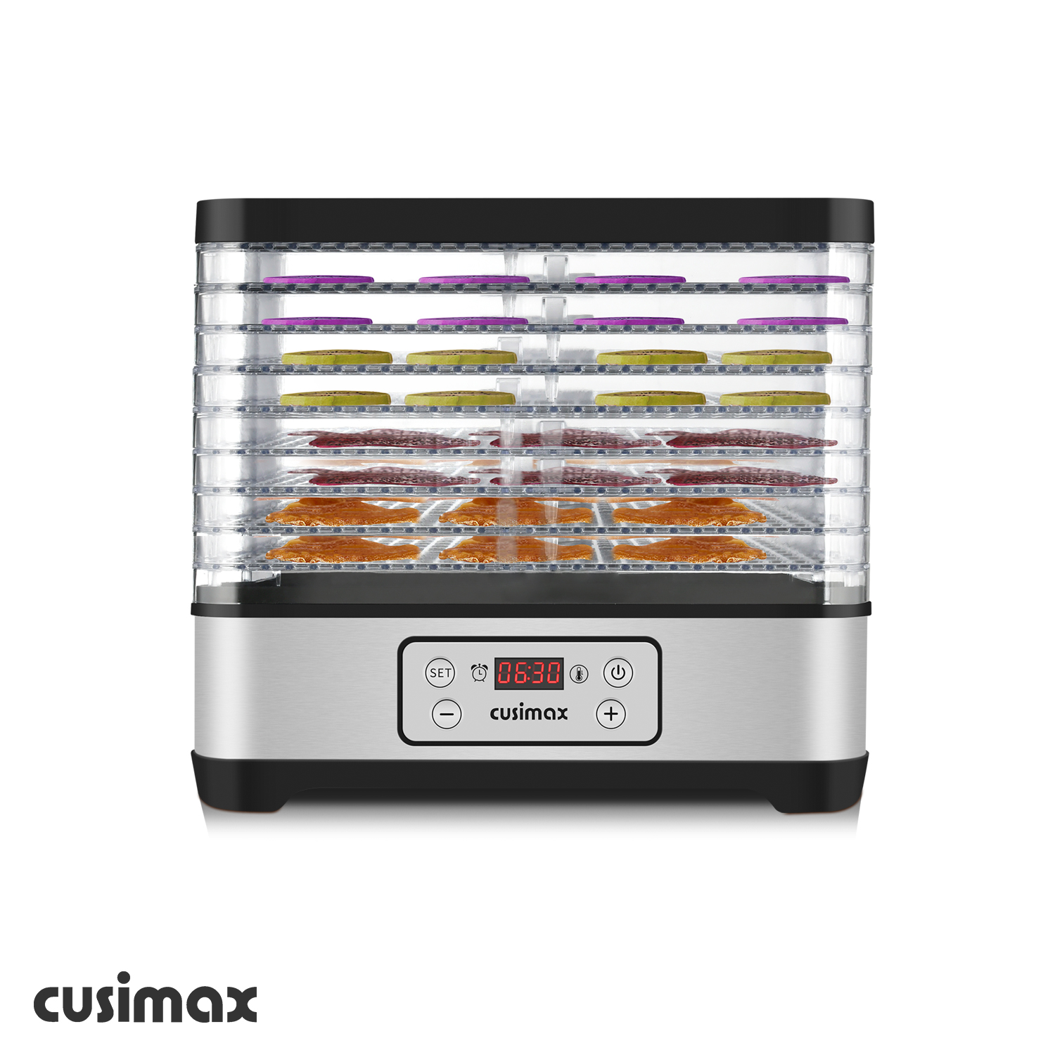 Cusimax 400W Silver Food Dehydrators Machine-Cusimax