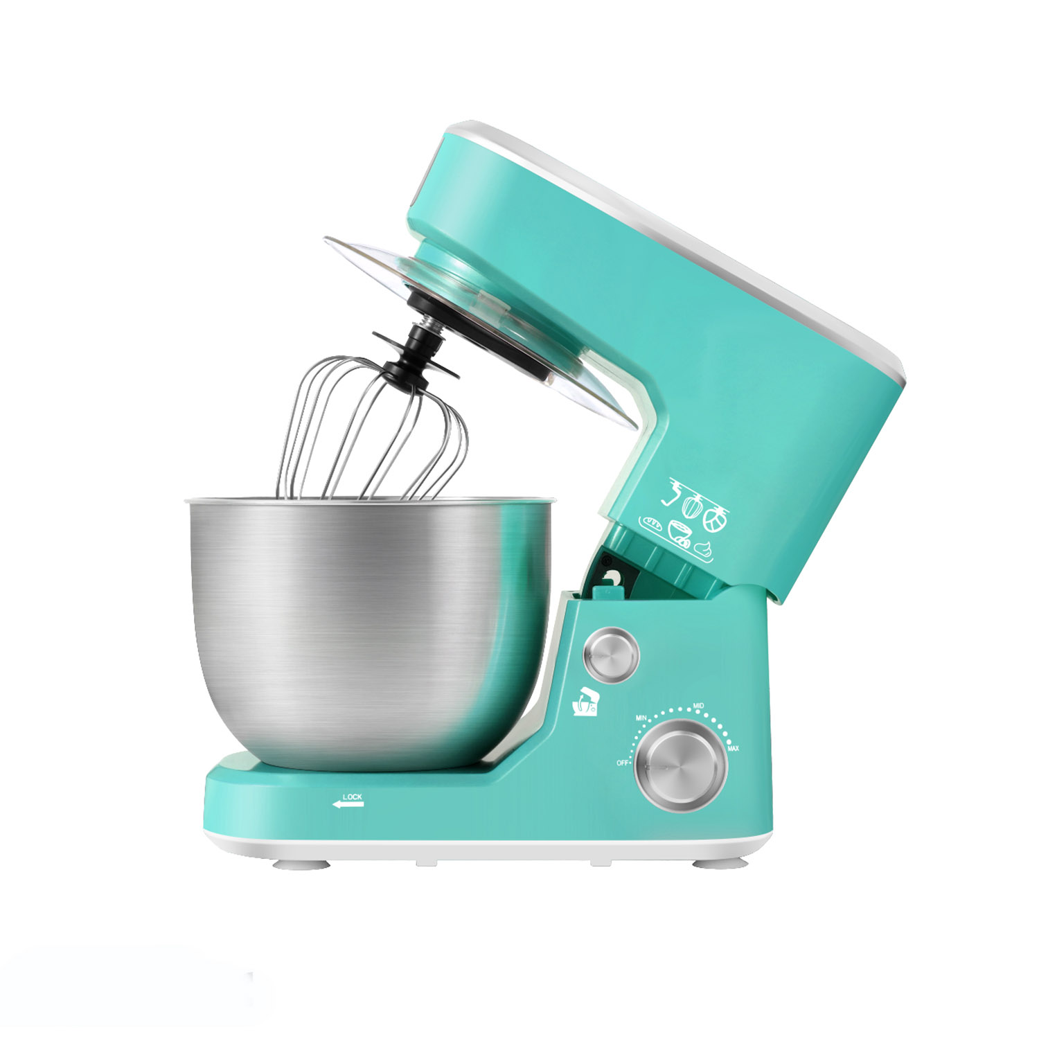 Cusimax Black Stand Mixer With 5-Quart Stainless Steel Bowl Cusimax Black Stand Mixer With 5-Quart Stainless Steel Bowl