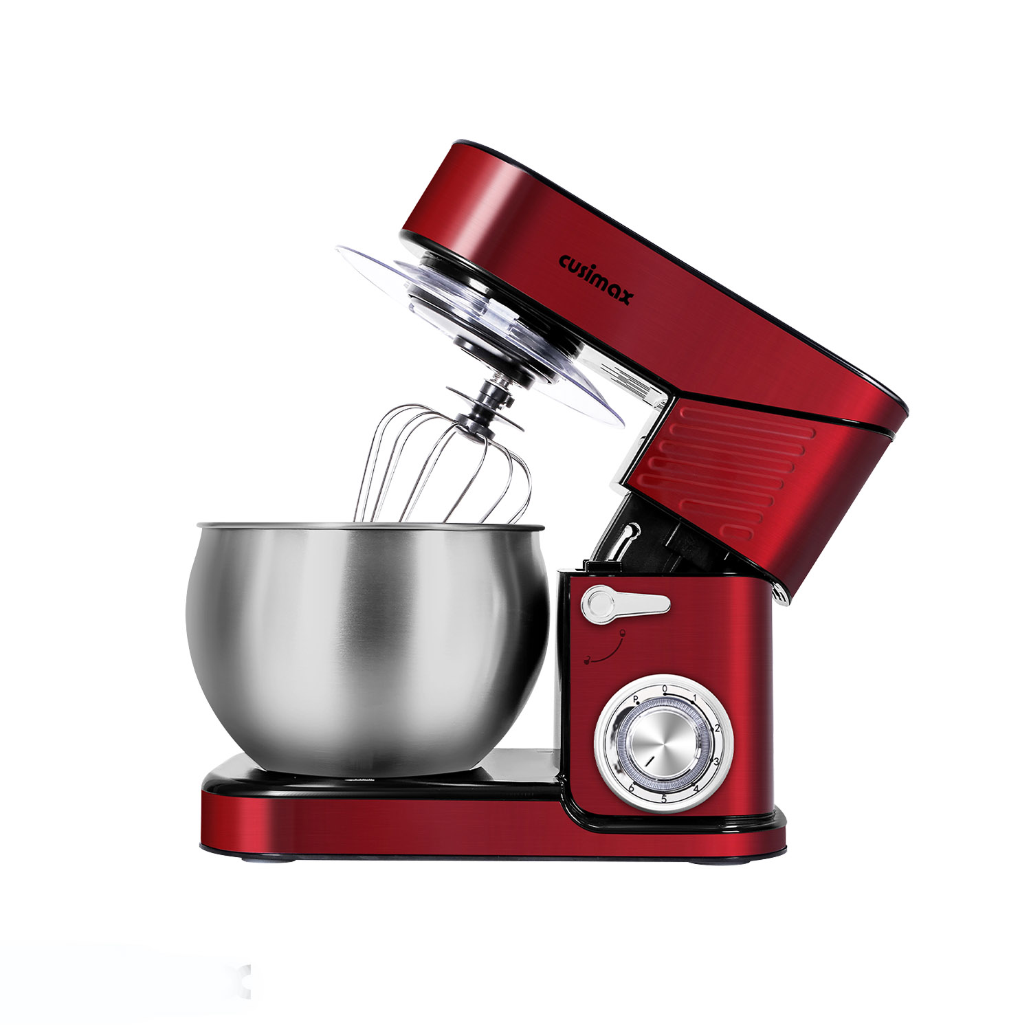 Cusimax 6.5QT Stainless Steel Stand Mixer 6-Speeds Tilt-Head Dough Mixers for Baking with Dough Hook, Wire Whisk & Flat Beater, Splash Guard for Home Cusimax 6.5QT Stainless Steel Stand Mixer 6-Speeds Tilt-Head Dough Mixers for Baking with Dough Hook, Wire Whisk & Flat Beater, Splash Guard for Home