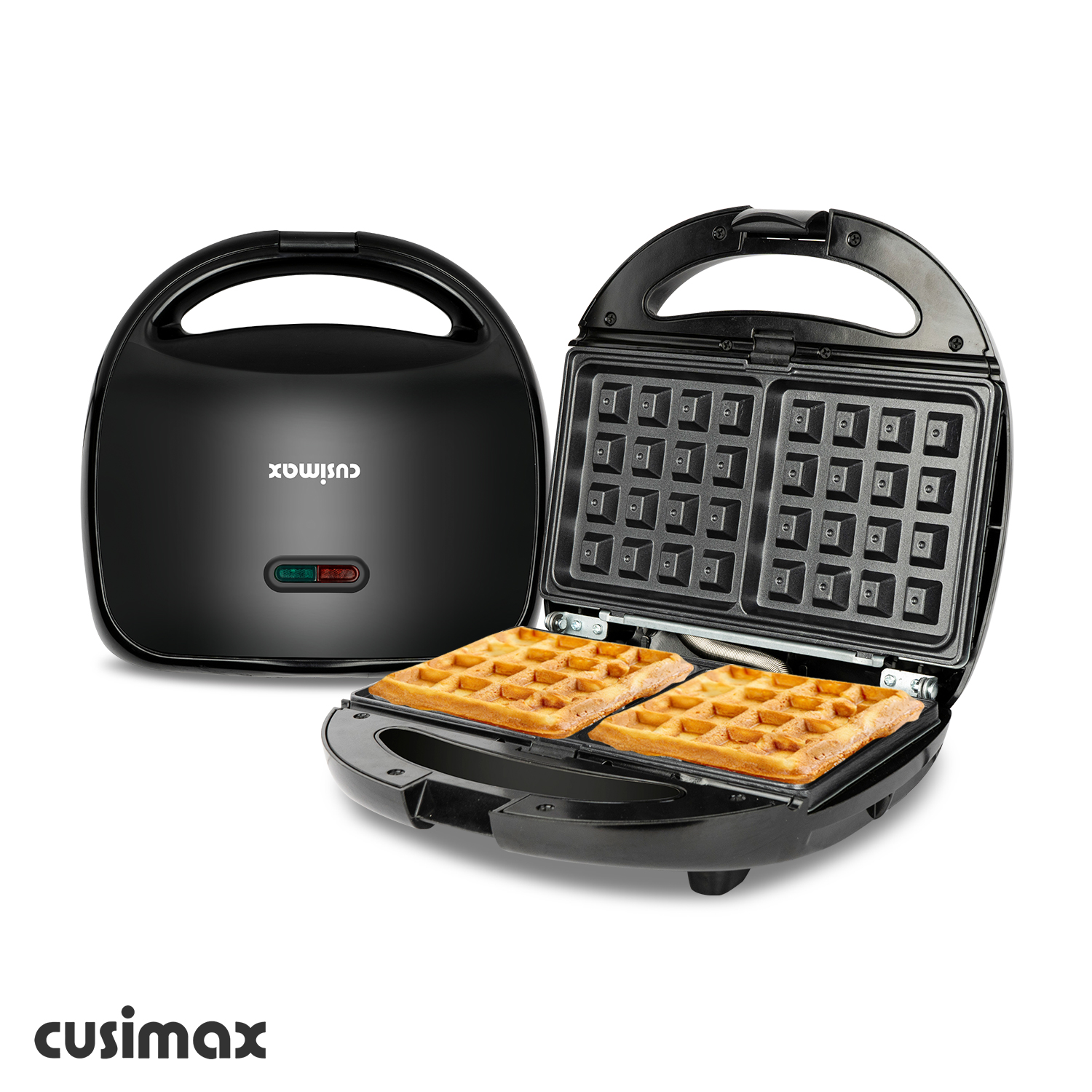 Cusimax 3-In-1 Black Waffle Maker-Cusimax