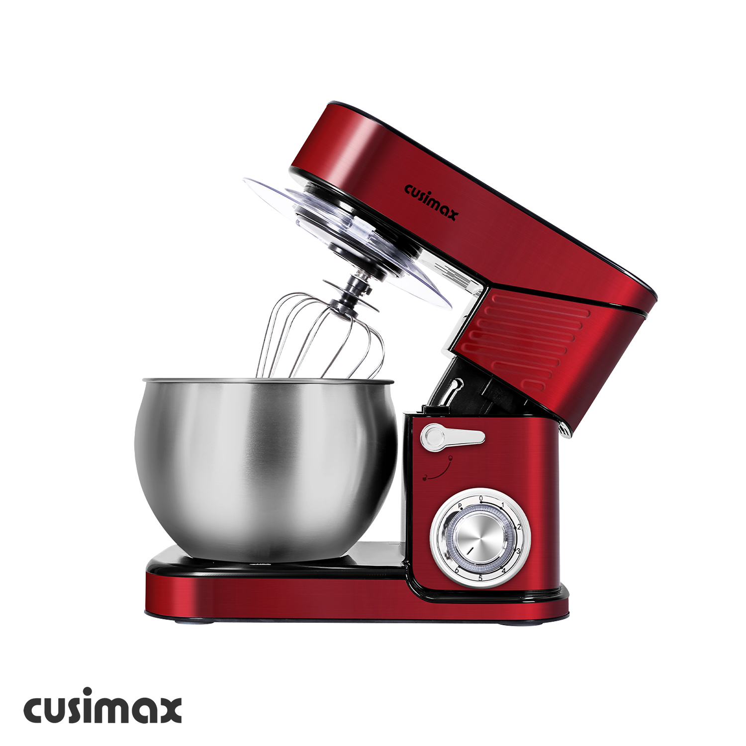 Cusimax Red Stainless Stand Mixer With 6.5-Quart-Cusimax