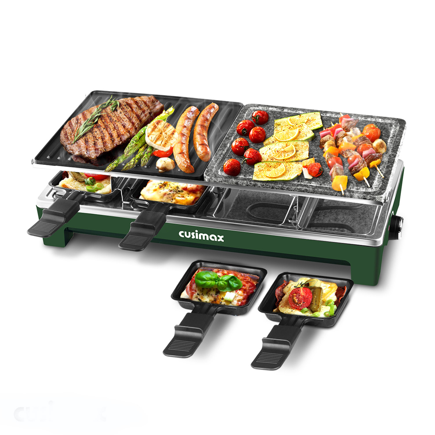 Gourmettmaxx, A Ware, Raclette Grill for 2 people, Goods for