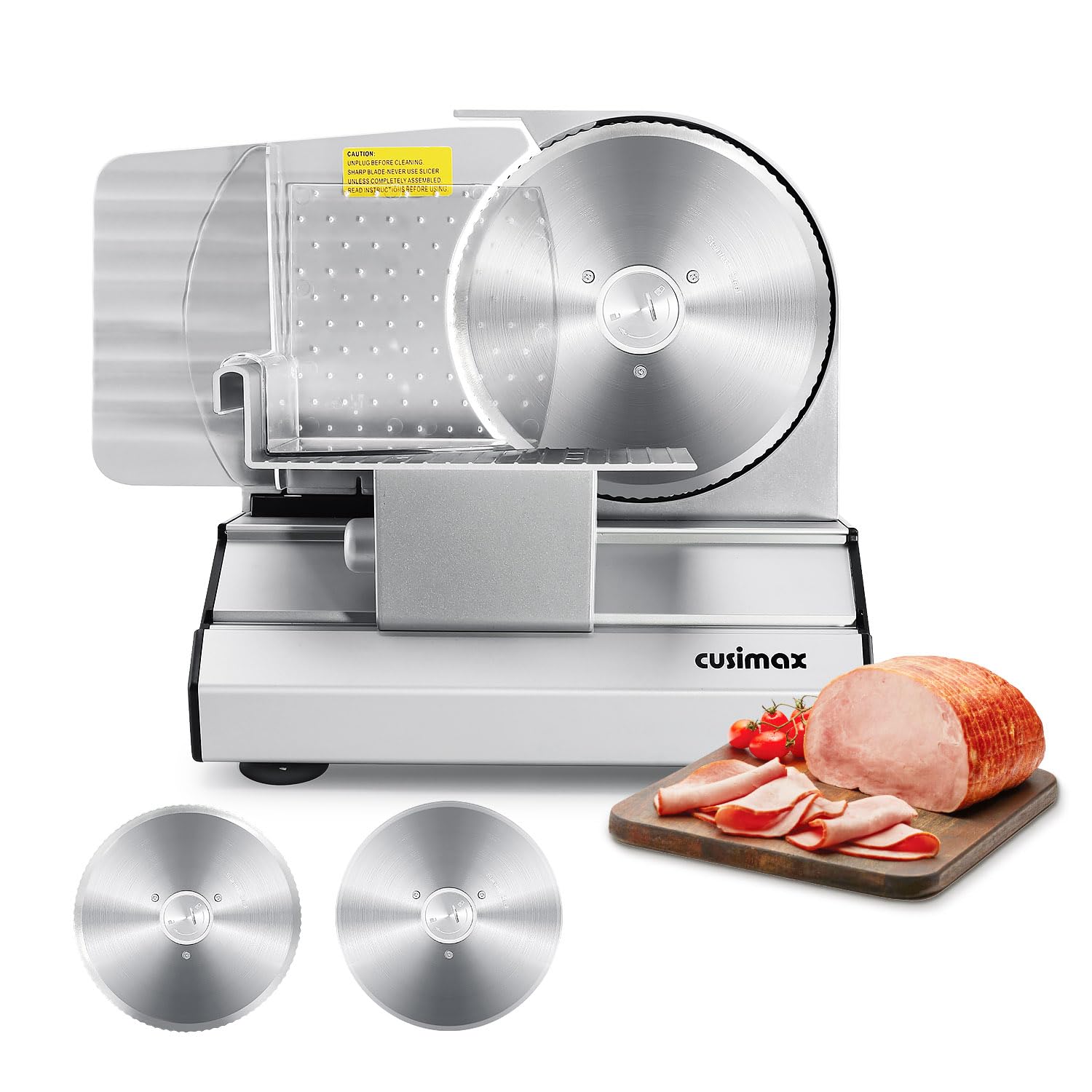 Deli Meat Slicer, 7.5 Blade, Stainless Steel - Professional Series