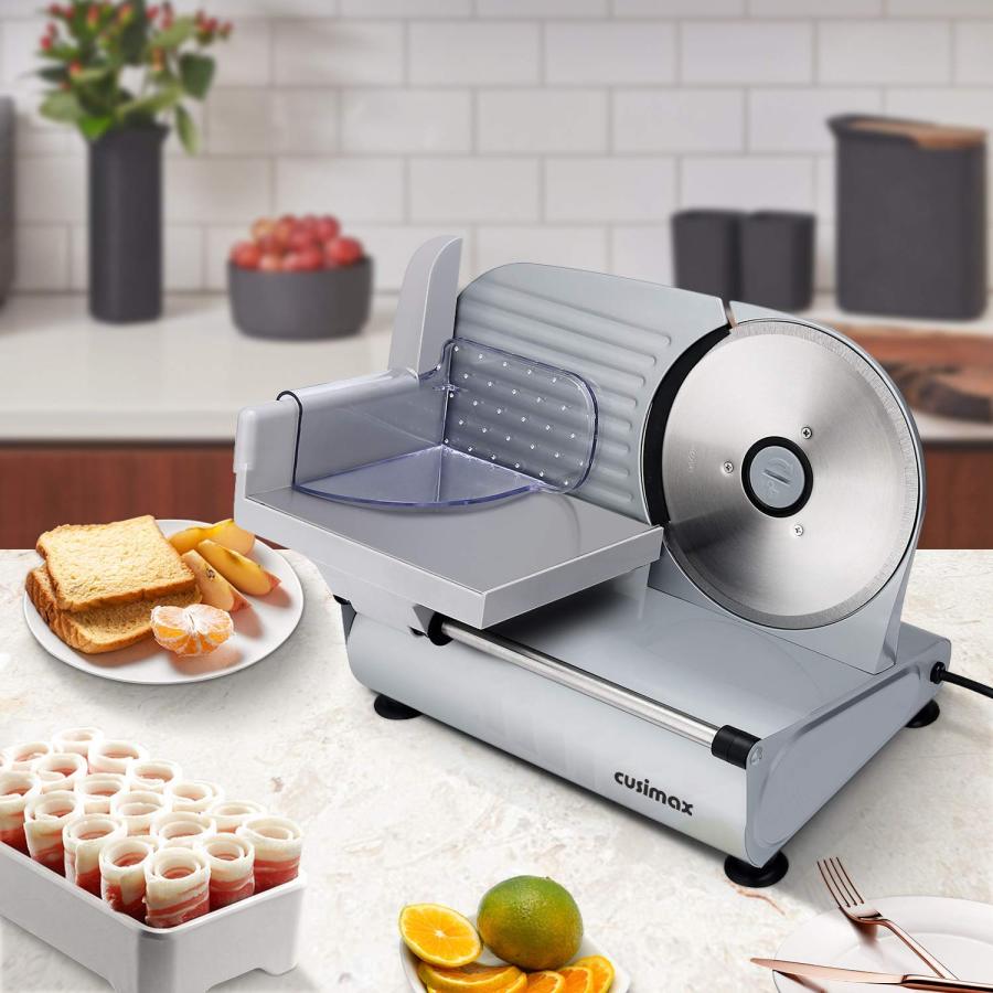 Cusimax 7.5 Inch Sliver Electric Food SlicerCusimax