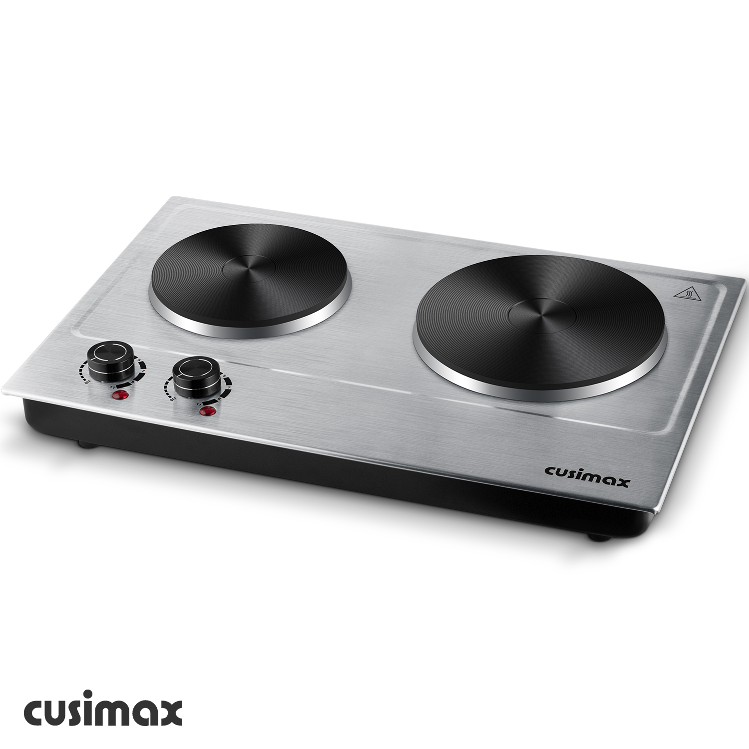 cusimax double electric hob