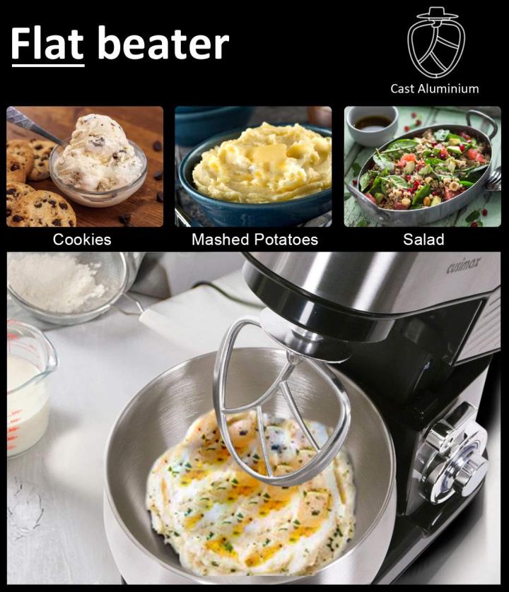 Cusimax Silver Stainless Stand Mixer With 6.5QuartCusimax