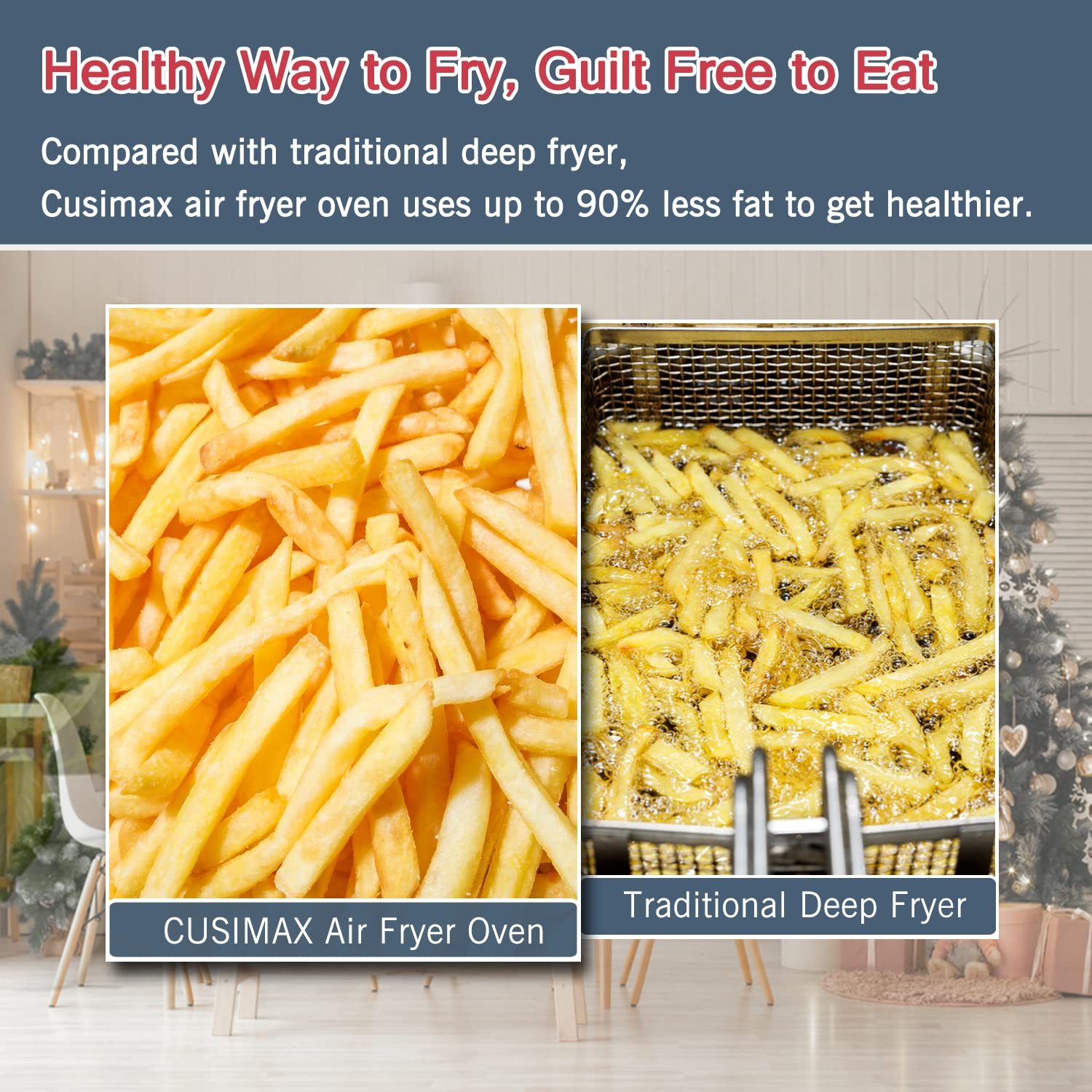 Cusimax 15.5QT 16 In 1 Air Fryer Convection OvenCusimax