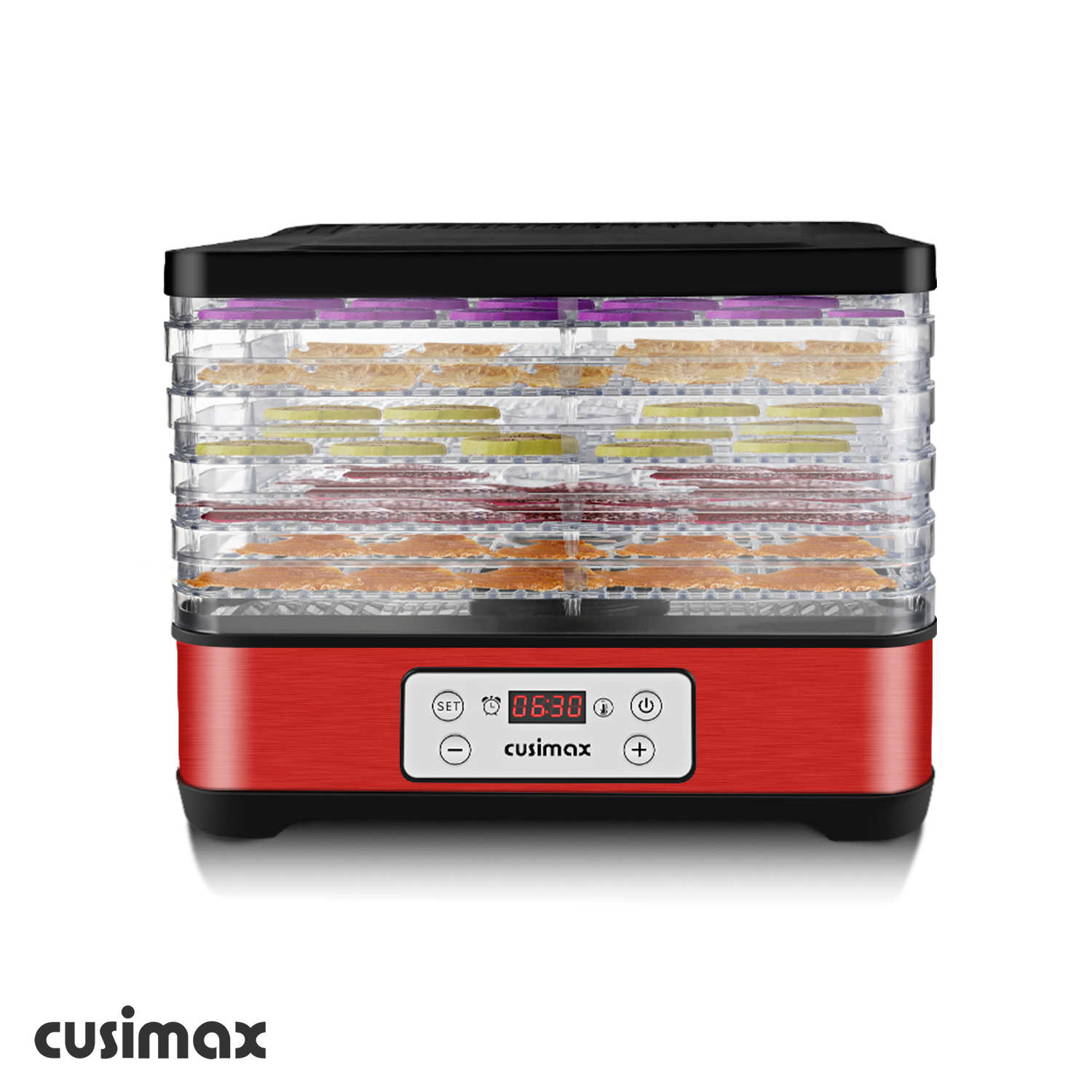 Cusimax 400W Red Food Dehydrators Machine-Cusimax