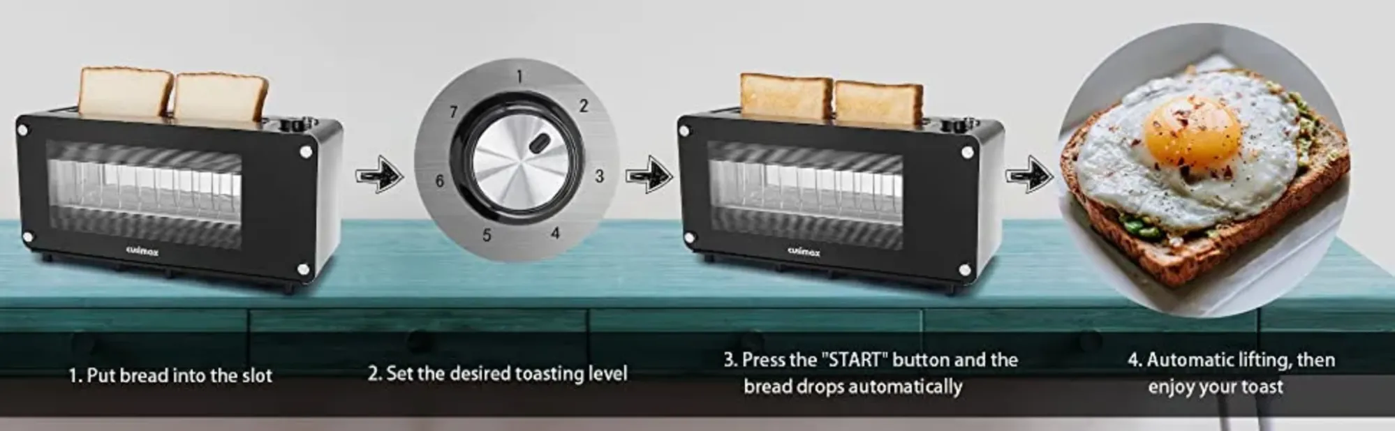 Cusimax Toaster review - Long Slot 