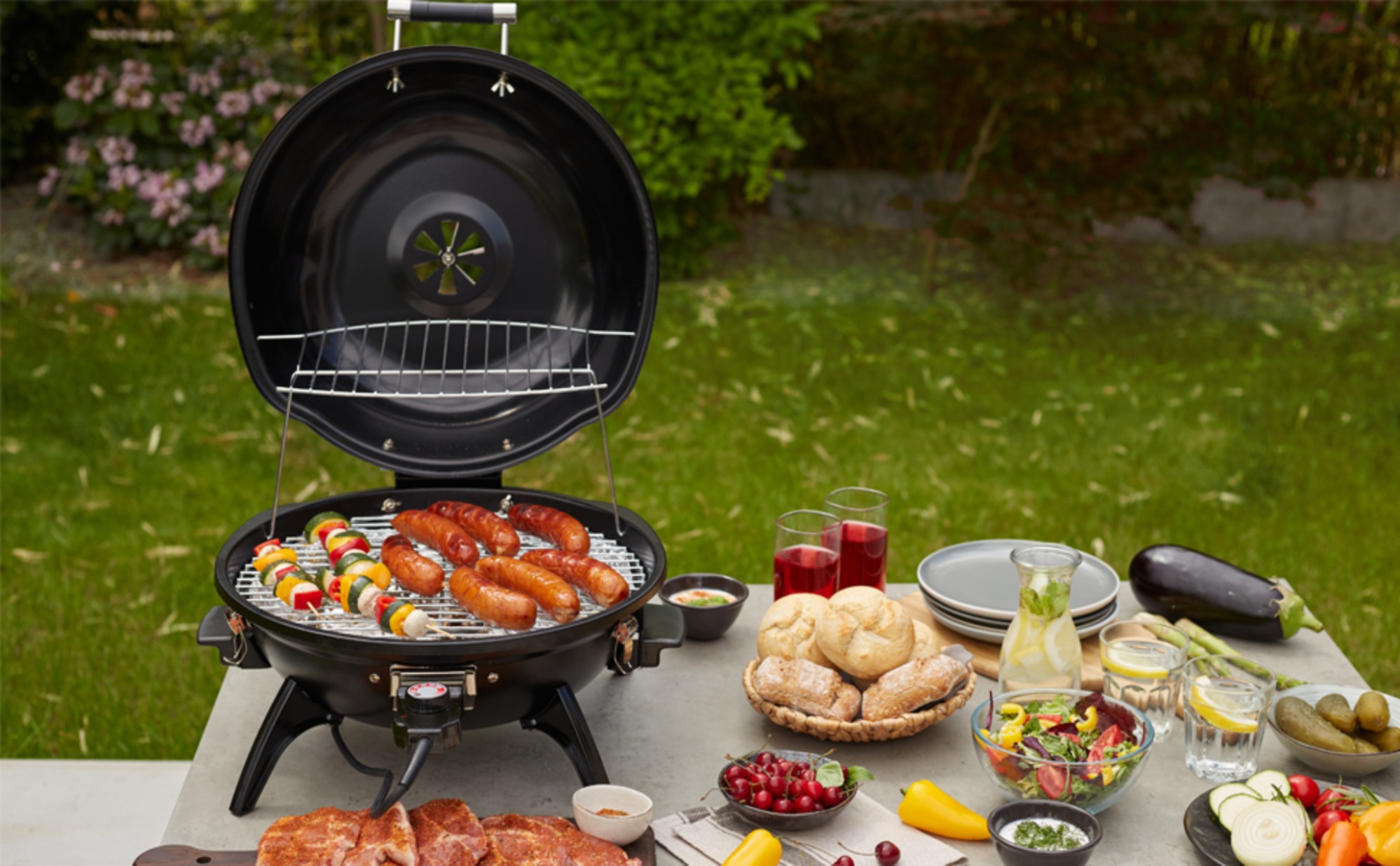 Grill Eléctrico Grande 50 cm Sobremesa Romux