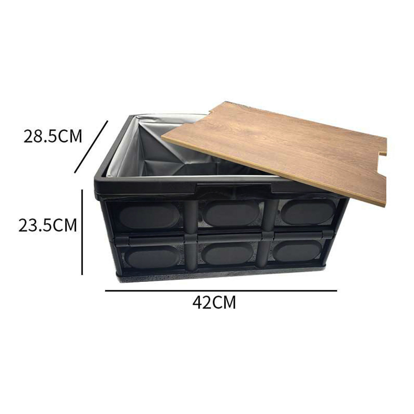 Outdoor camping storage box Foldable protable camping box Car trunk storage box