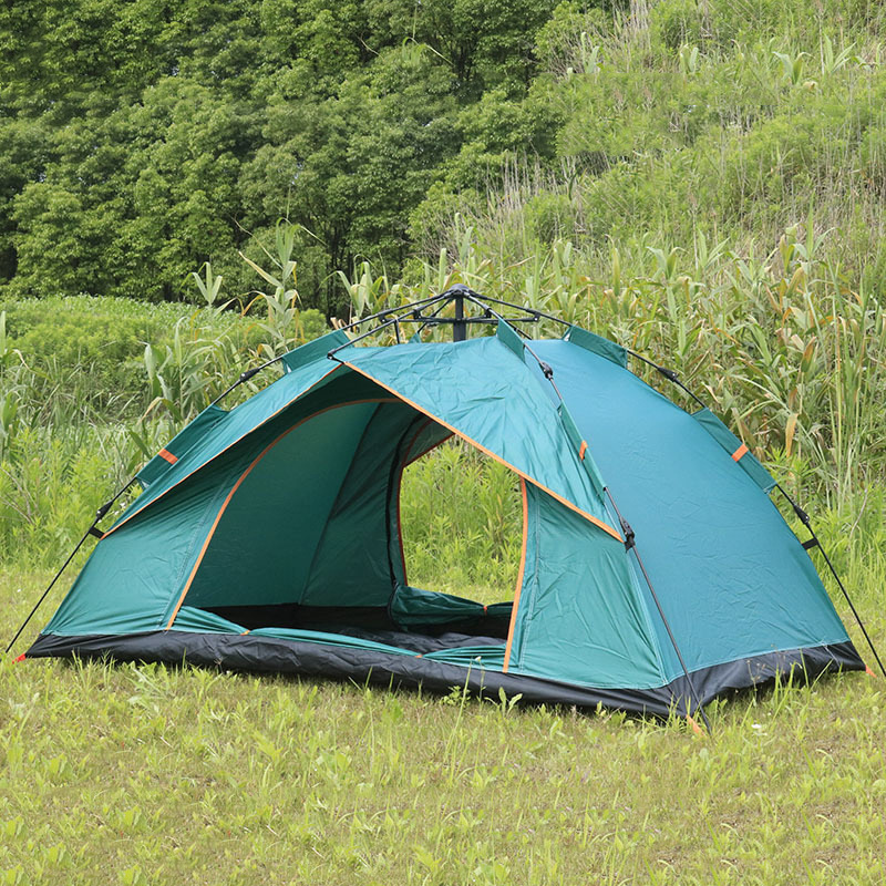 Automatic quick open outdoor camping tent