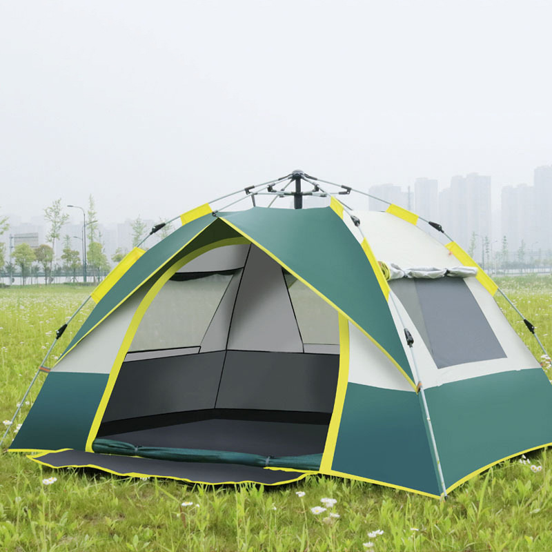 Color matching camping tent Automatic quick open outdoor camping tent