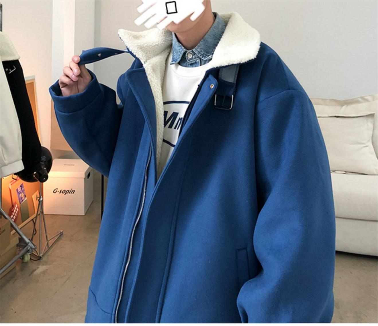 GALAXY Lamb wool padded coat