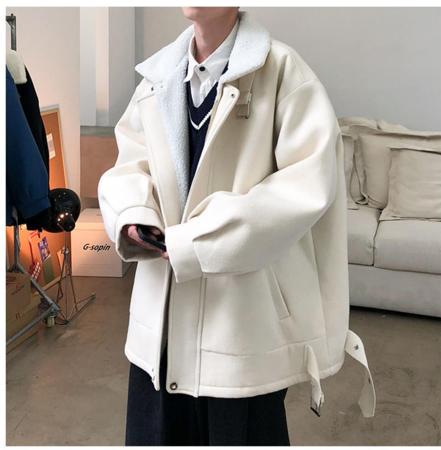 GALAXY Lamb wool padded coat