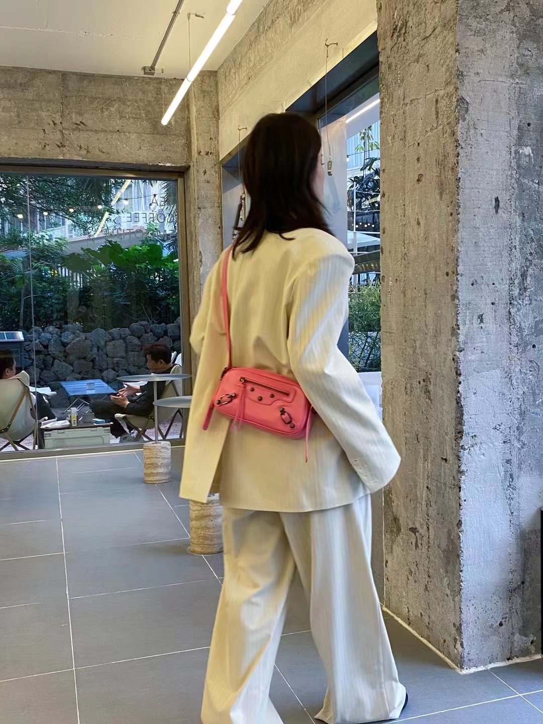 Hot Girl Rivet Single Shoulder Bag Motorcycle Bag