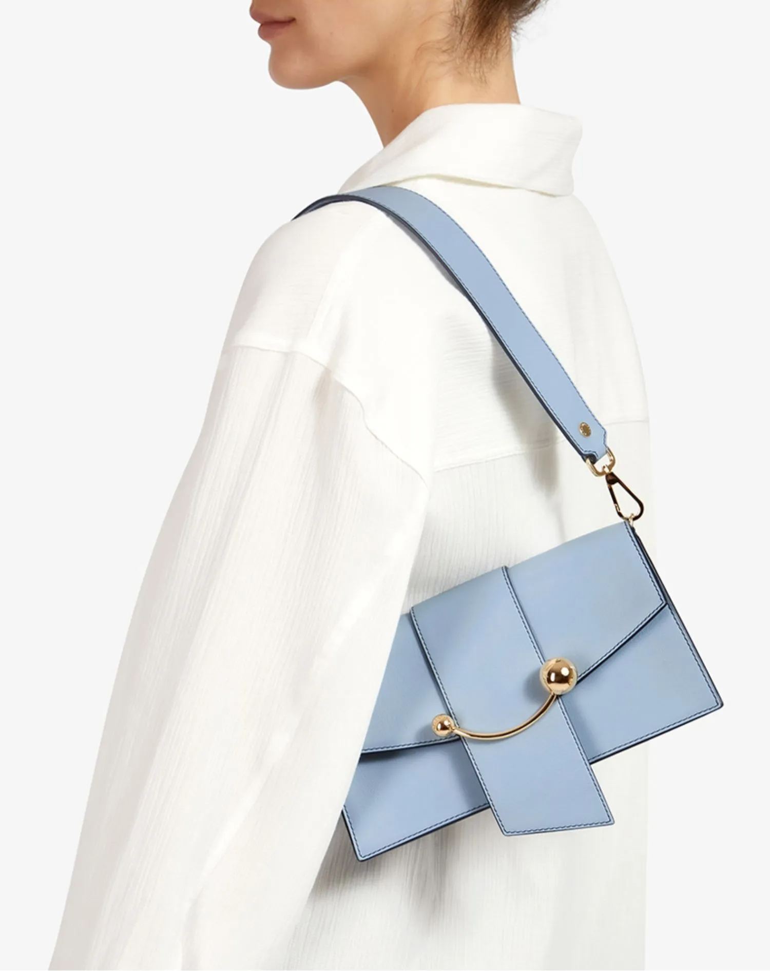Classic commuter luxury shoulder bag