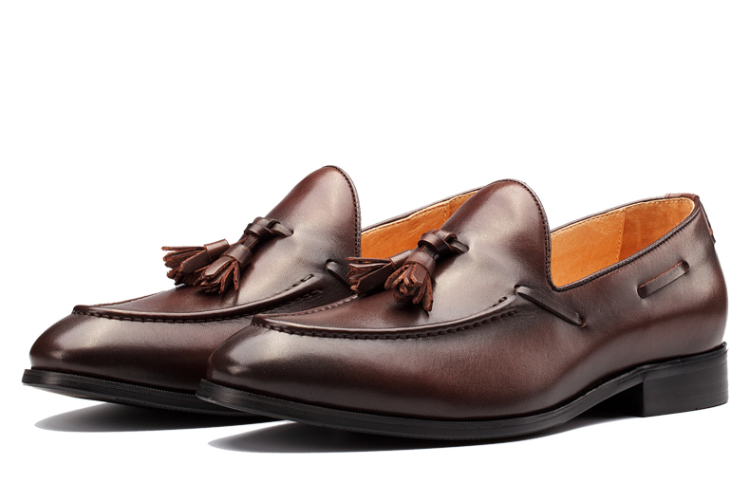 Tassel loafers men's British trend suede men's shoes