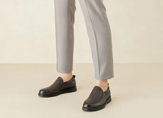 Leather Business Casual shoes Breathable comfortable work leather shoes