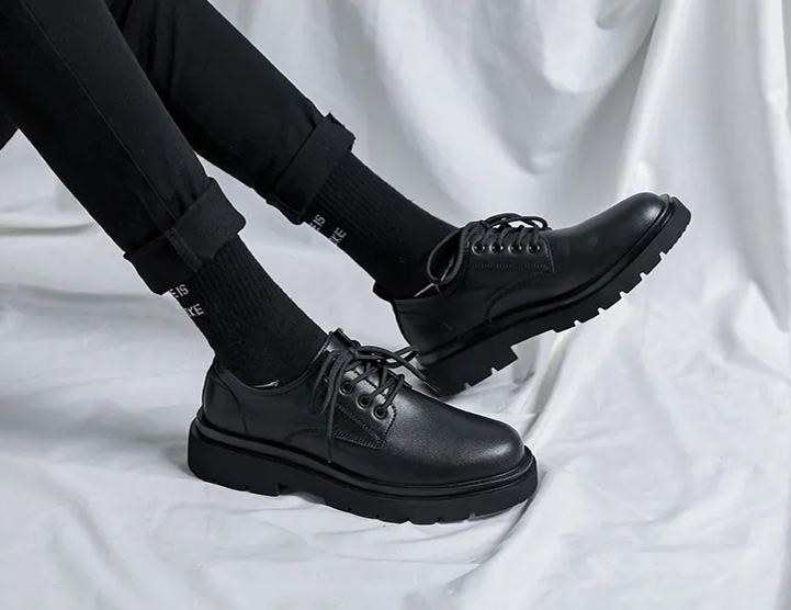 Business casual English low top Doc Martens