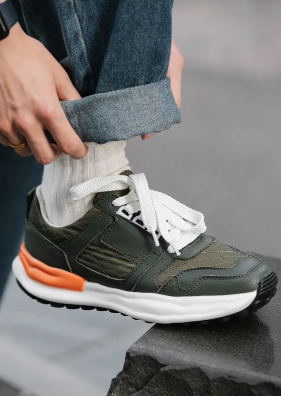 Daddy Shoes Men's platform breathable sneakers