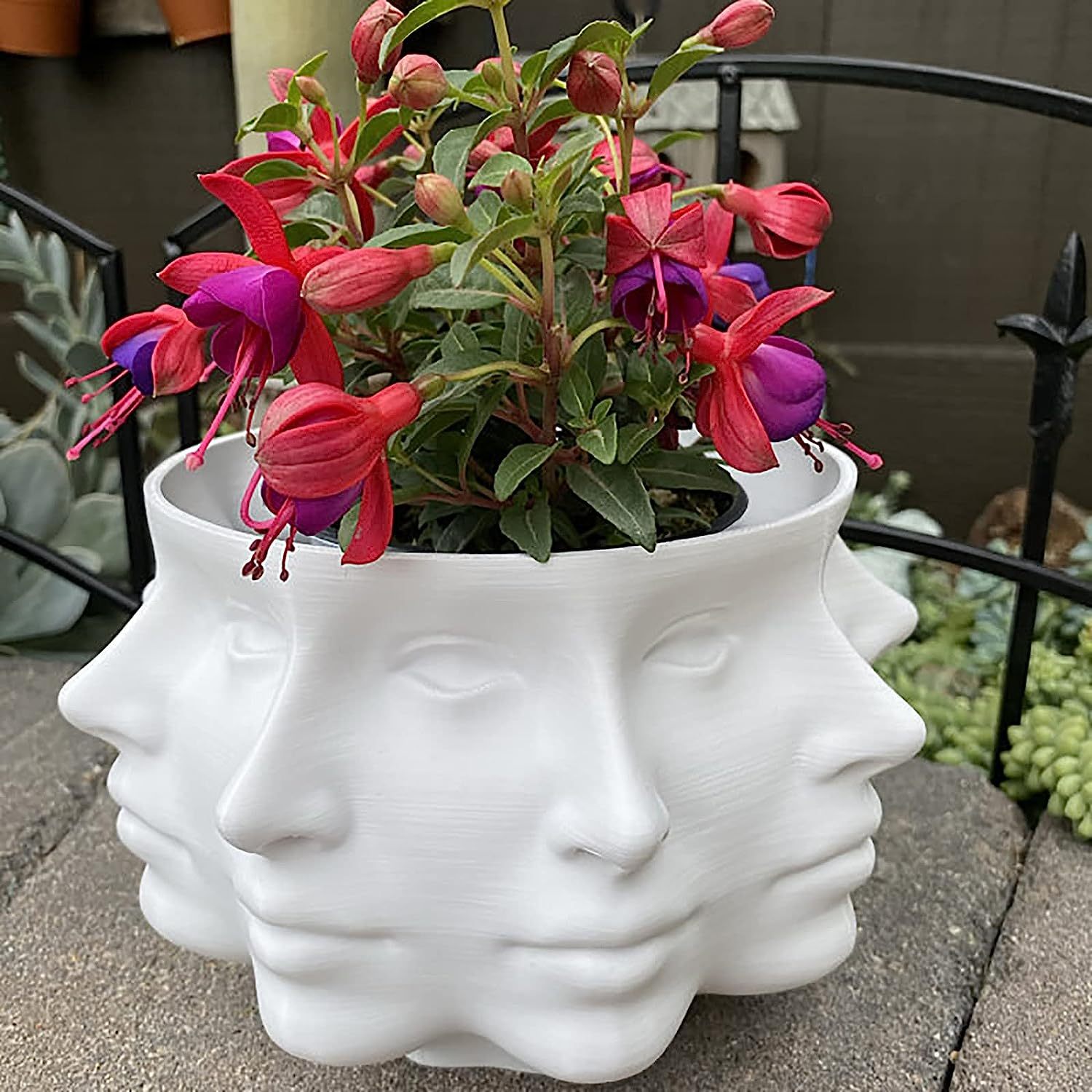 Art Multi Face Succulent Planter