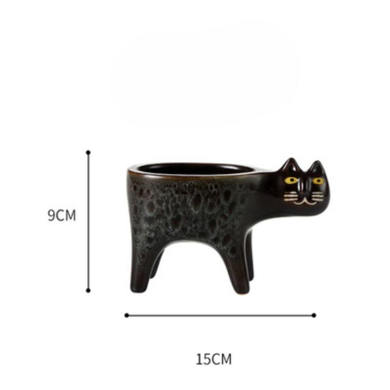 Cartoon Cat Flower Pot