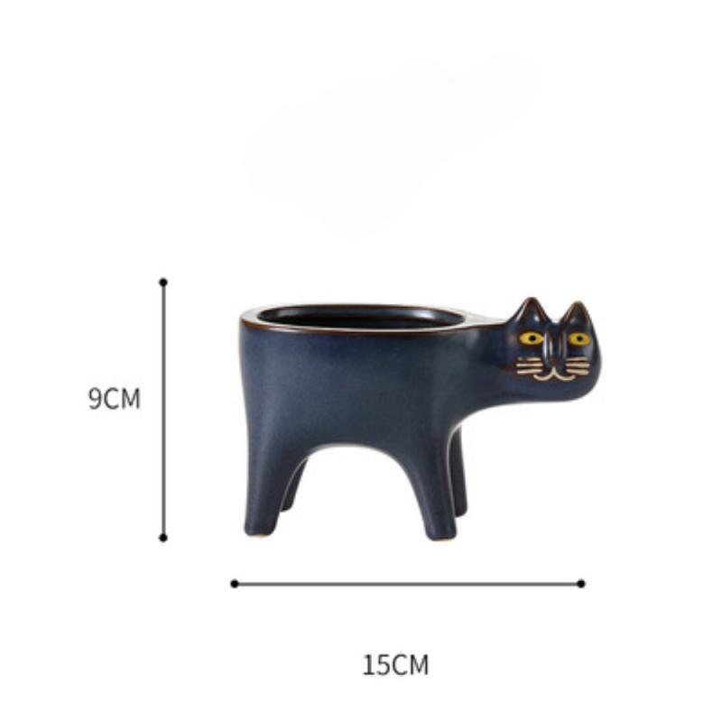 Cartoon Cat Flower Pot