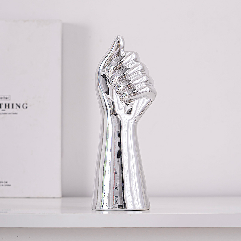 Ceramic Hand Statement Vase