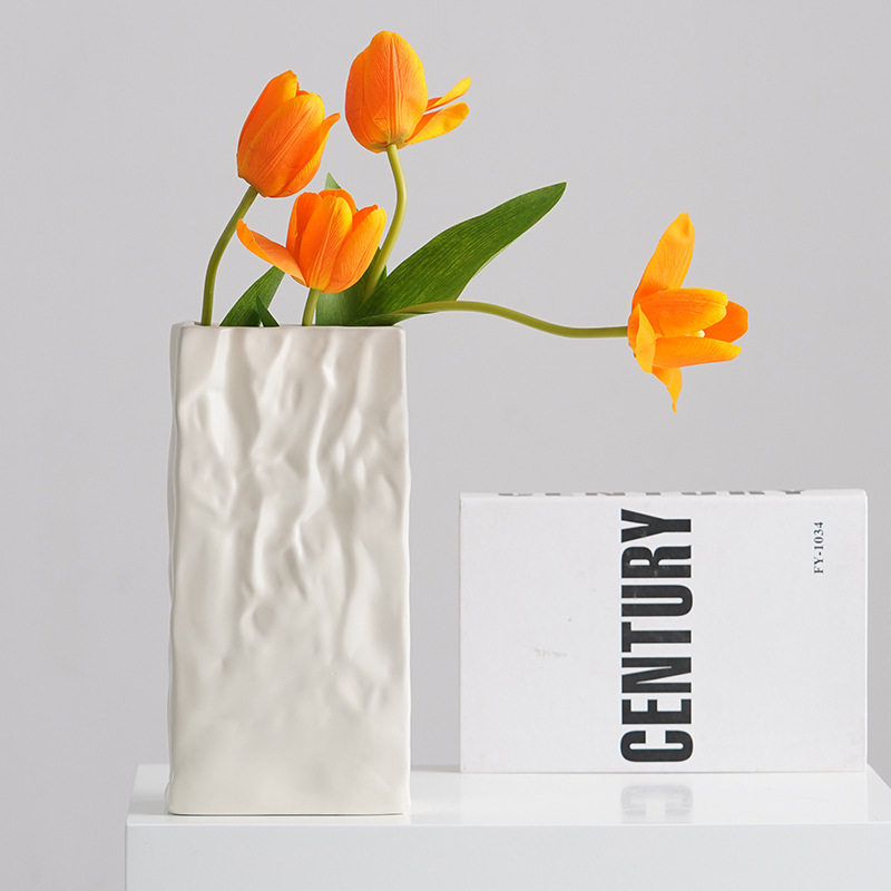 Paper Bag Ceramic Vase (Buy 2 Free Shipping)