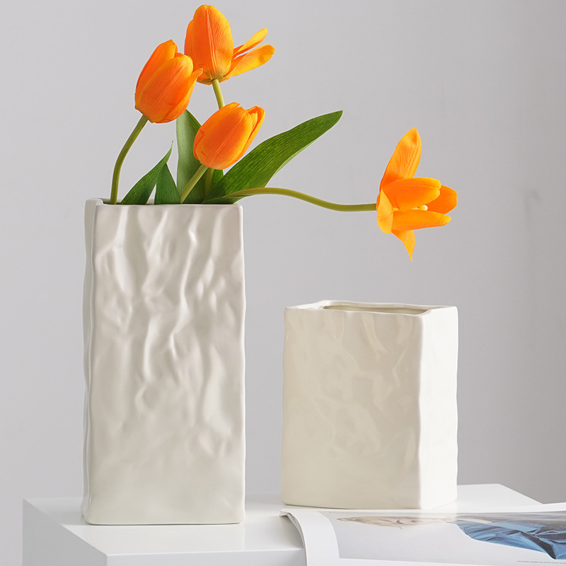 Paper Bag Ceramic Vase (Buy 2 Free Shipping)