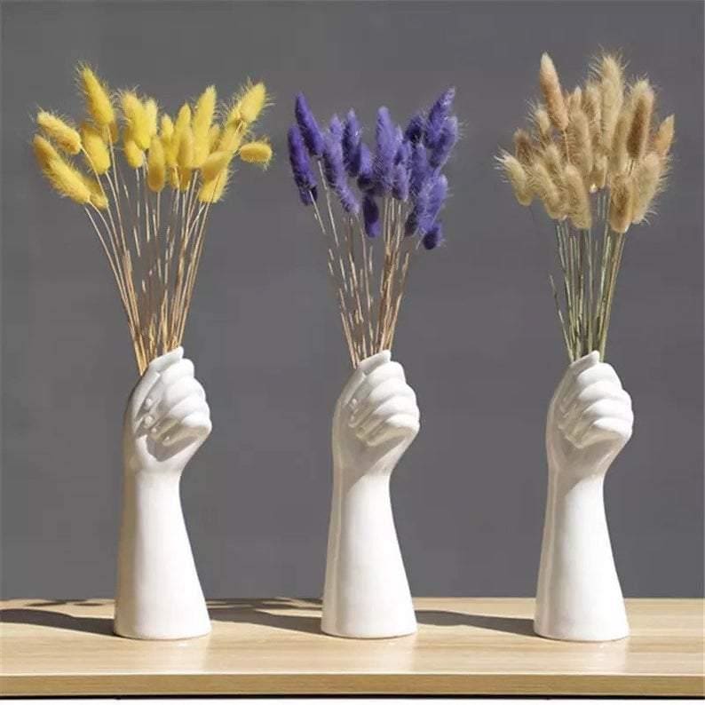 Ceramic Hand Statement Vase