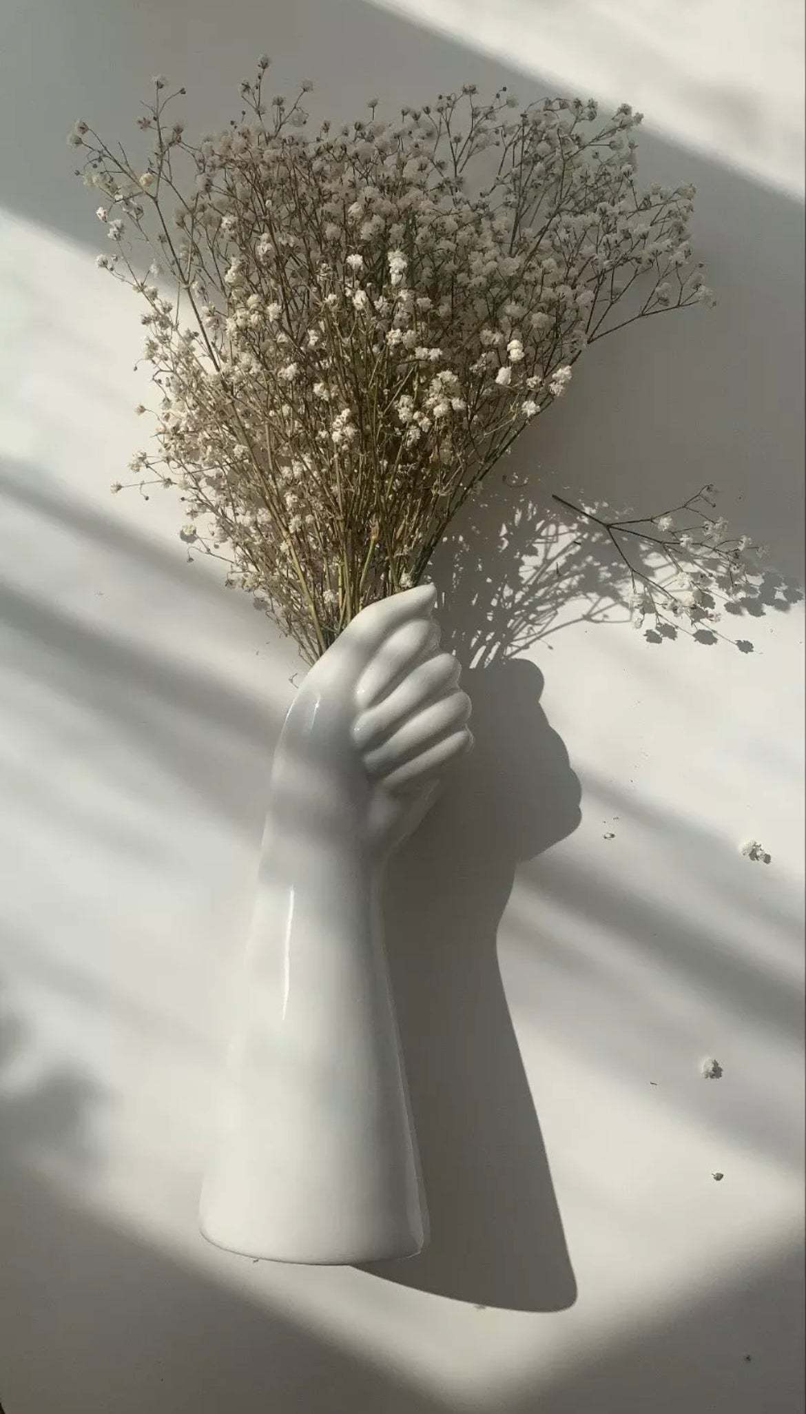 Ceramic Hand Statement Vase