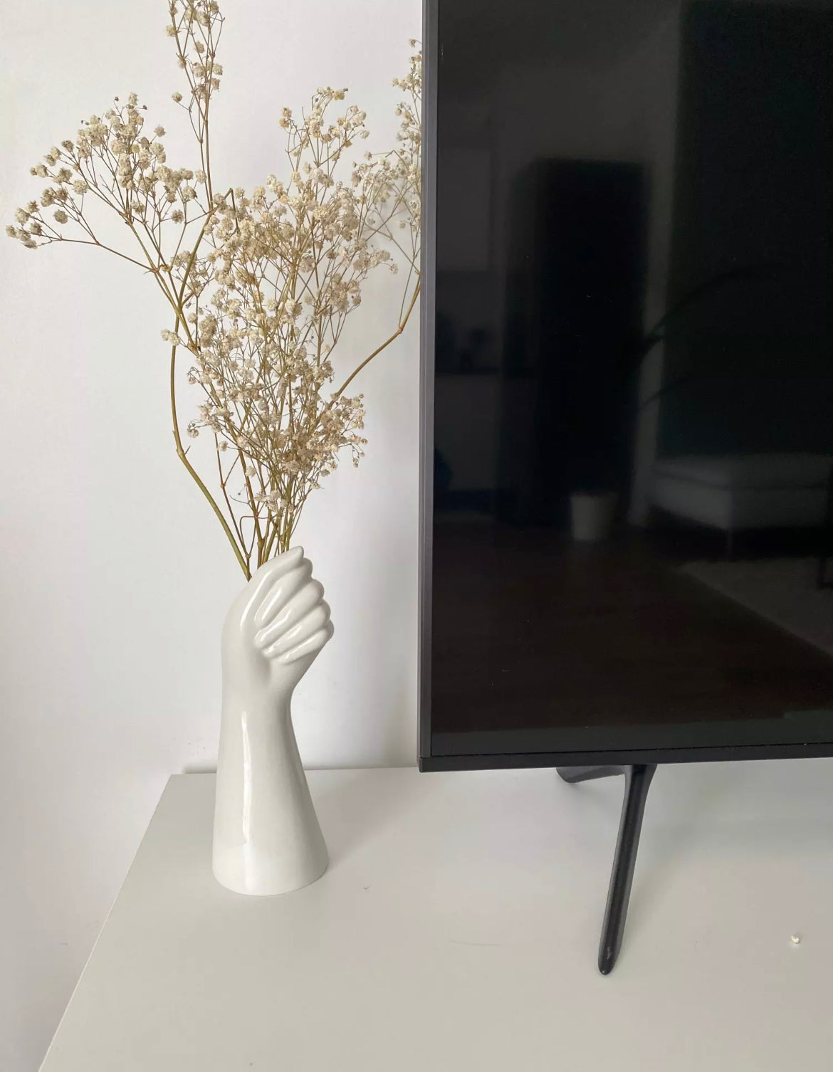 Ceramic Hand Statement Vase
