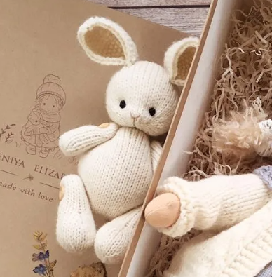 12cm Handmade Bear Rabbit Plush Toys