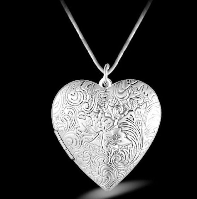 Wholesale Silver 925 Heart Pendant Necklace for Women-eebuy