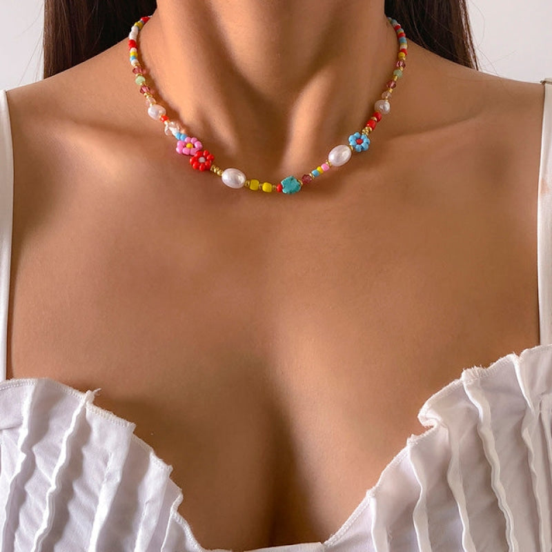 Wholesale Baroque Imitation Pearl Clavicle Necklace-eebuy
