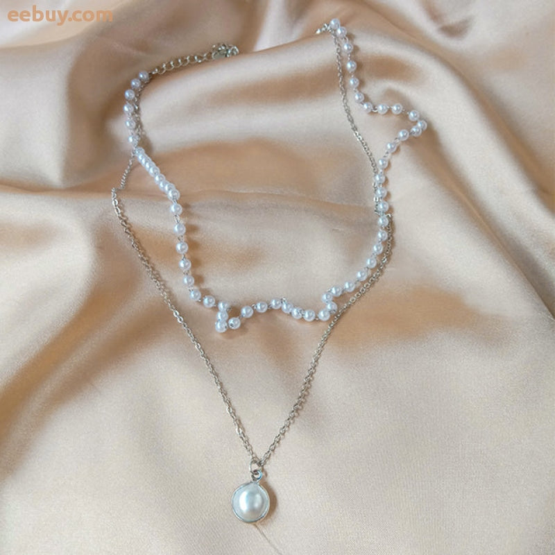 Wholesale Pearl Simple Necklace-eebuy