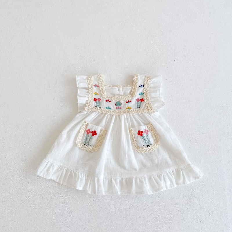 Wholesale Baby Embroidered Lace Dress-eebuy