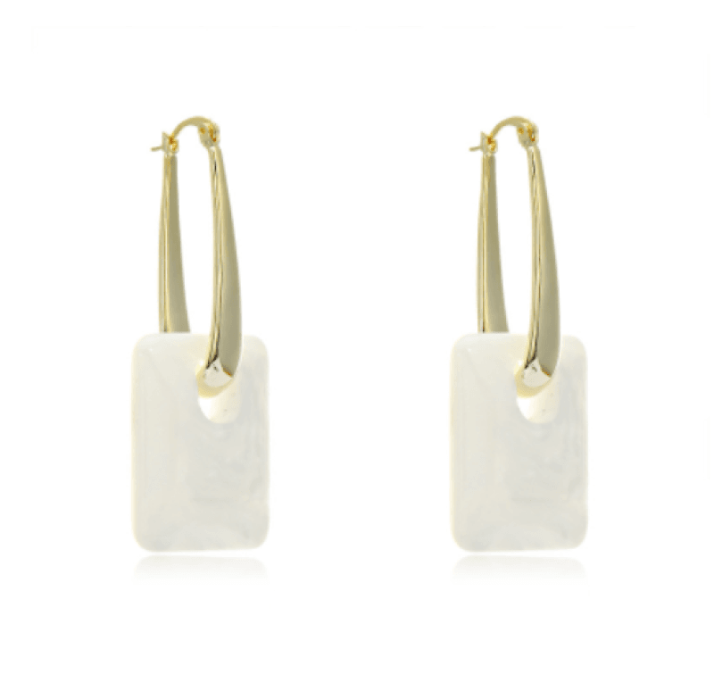 Wholesale Rectangular elegant earrings-eebuy