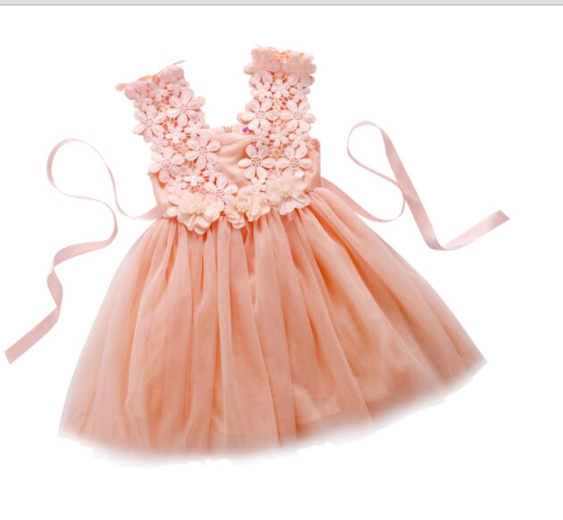Wholesale baby girl party lace tulle flower dress-eebuy
