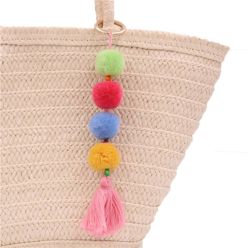Wholesale Color Plush Bag Accessories-eebuy