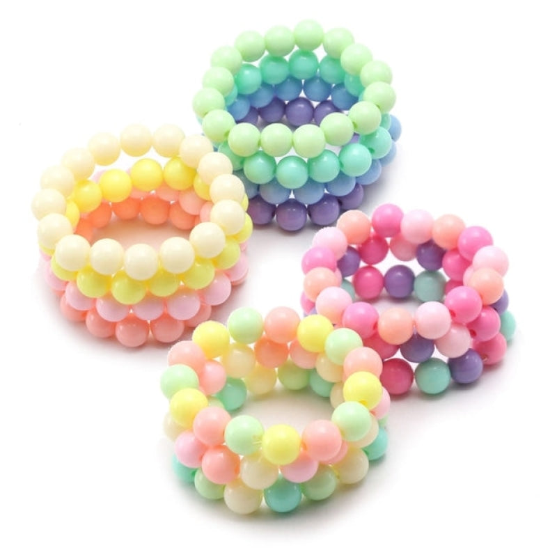 Wholesale 10pcs/set Children's Color Pearl Bracelet-eebuy