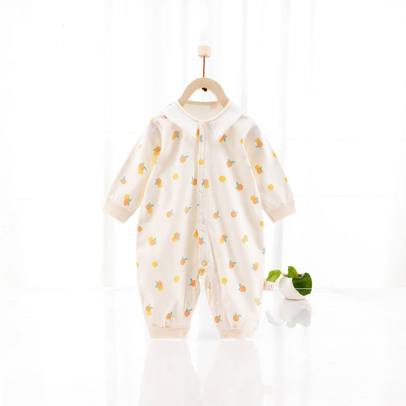 Wholesale baby onesie pure cotton partial placket-eebuy