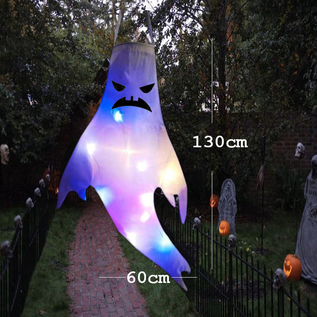 Wholesale LED Halloween Outdoor Lights Scary Grimace Glow Party Decorations-eebuy