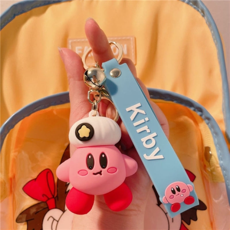 Wholesale Sweet Pink Kirby Anime Pendant Kabi  Keychian-eebuy