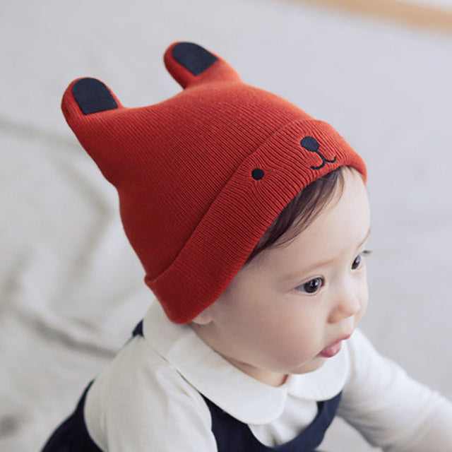 Wholesale cartoon bear ears baby hat toddler cap-eebuy