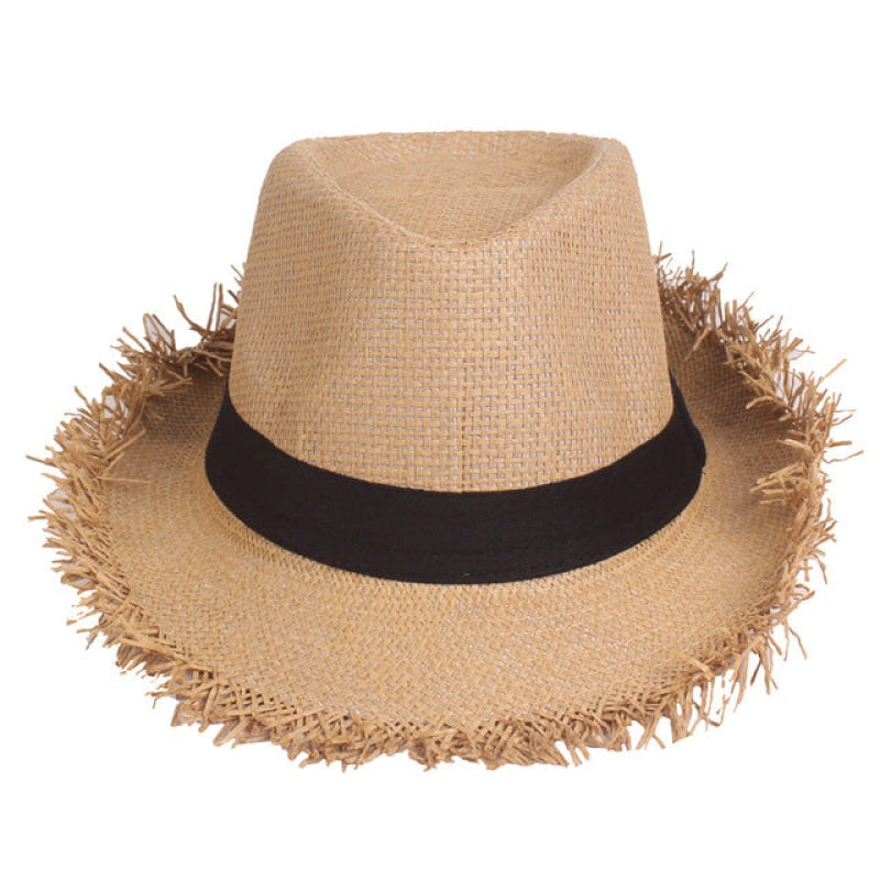 Wholesale Sun Solid Color Breathable Straw Hat-eebuy