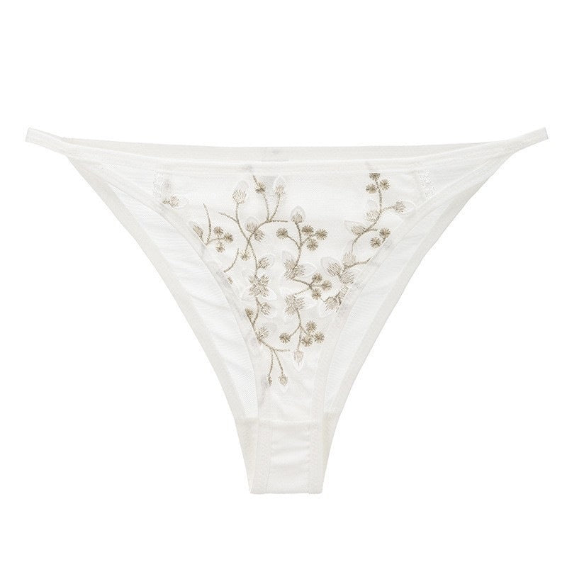 Wholesale Vintage Embroidered Lace Briefs-eebuy